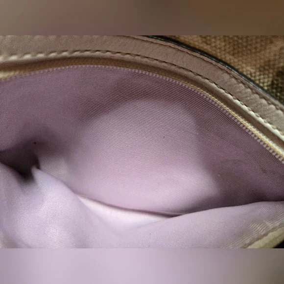 Coach Beige and Lavender Crossbody Bag - Picture 7 of 11
